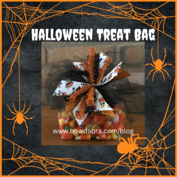 Halloween Treat Bag with Festive Bow (Instagram)