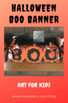 How to Make the Perfect Halloween BOO Banner Accented with Wicked Bows