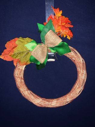 DIY Fall Bow Wreath