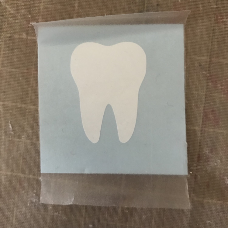 Cover Tooth with Transfer Tape