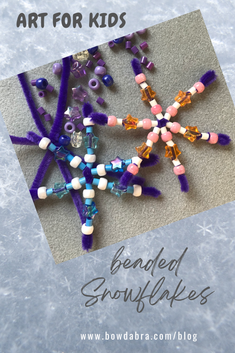 How to make the perfect beaded snowflakes with pipe cleaners