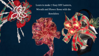 DIY Lantern, Wreath and Flower Bows