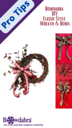 DIY Christmas Bows and Wreaths