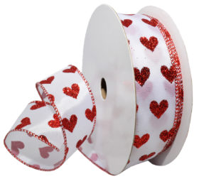 1-1/2" CHERISHED HEARTS 100 FT Red