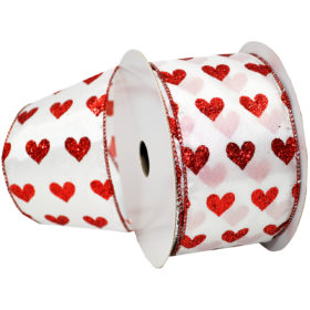 2-1/2" CHERISHED HEARTS 100 FT Red
