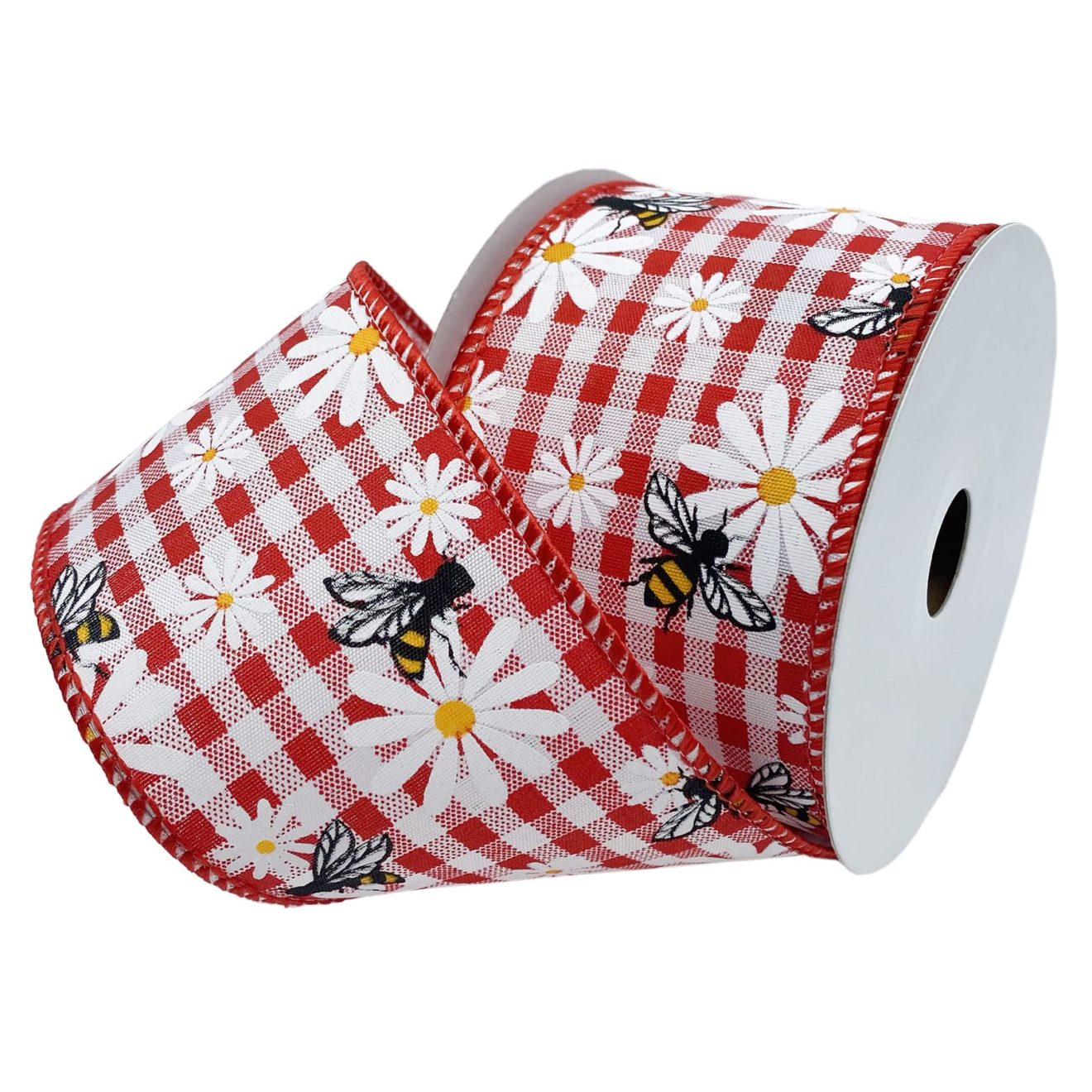 2-1/2" BEES & BLOSSOMS 10YD Red