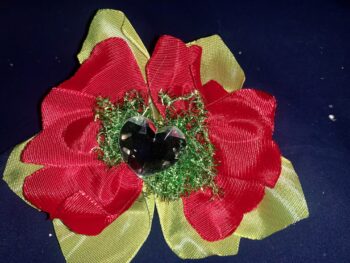 DIY Poppy Flower Bow