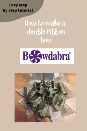 double ribbon bow