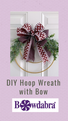 DIY hoop wreath