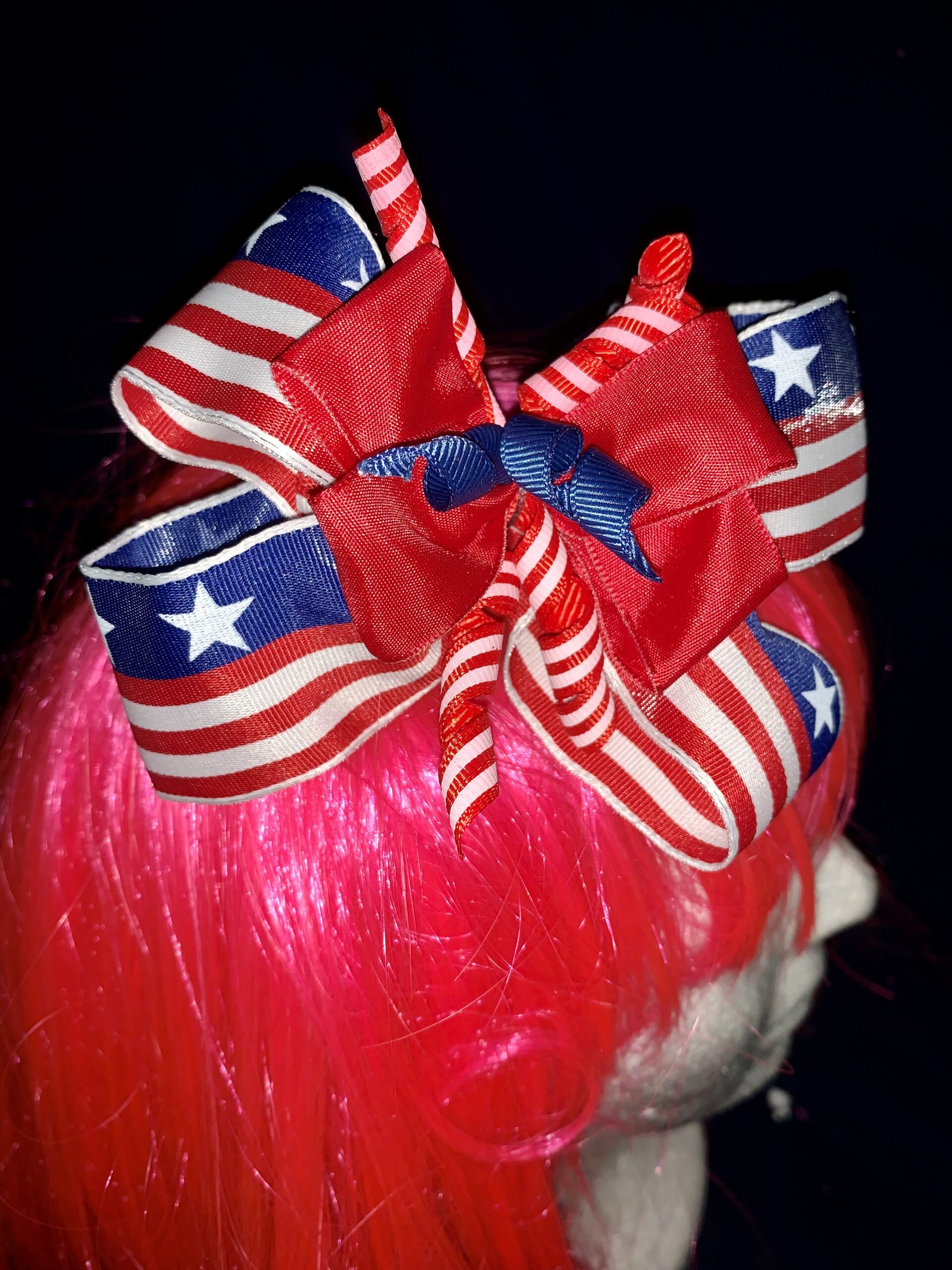 DIY Patriotic Day Hair Bow