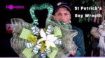 How to make a super easy St. Patrick's Day clover wreath with Dollar store supplies