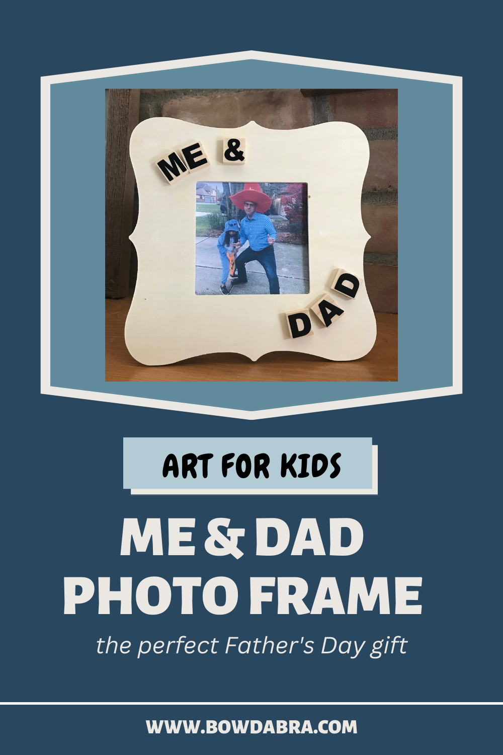 Me & Dad Father's Day Photo Frame