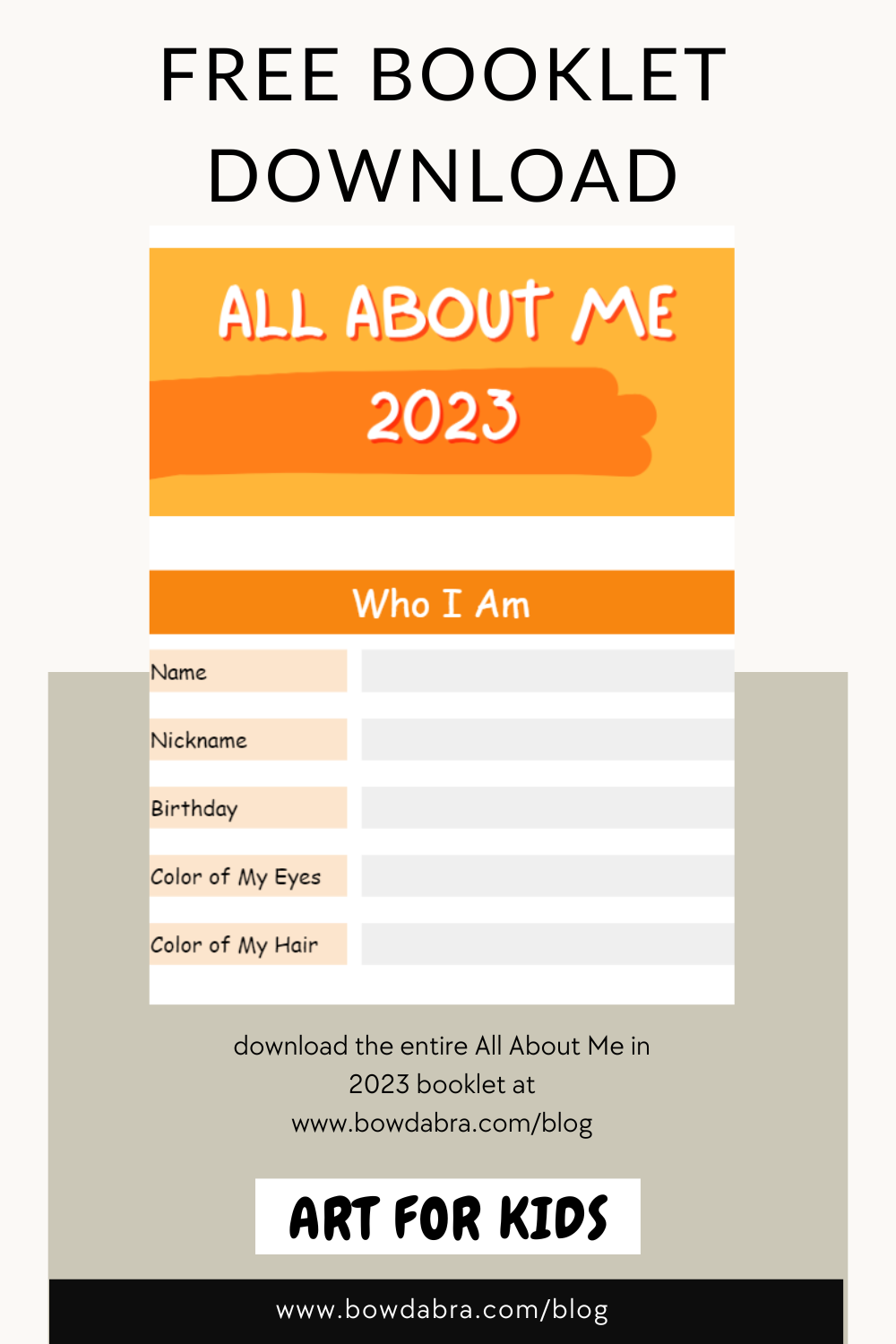 All About Me in 2023 (Pinterest)