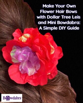 floral claw hair clip