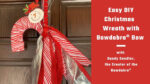 How to make Bowdabra's best inexpensive holiday candy cane wreath