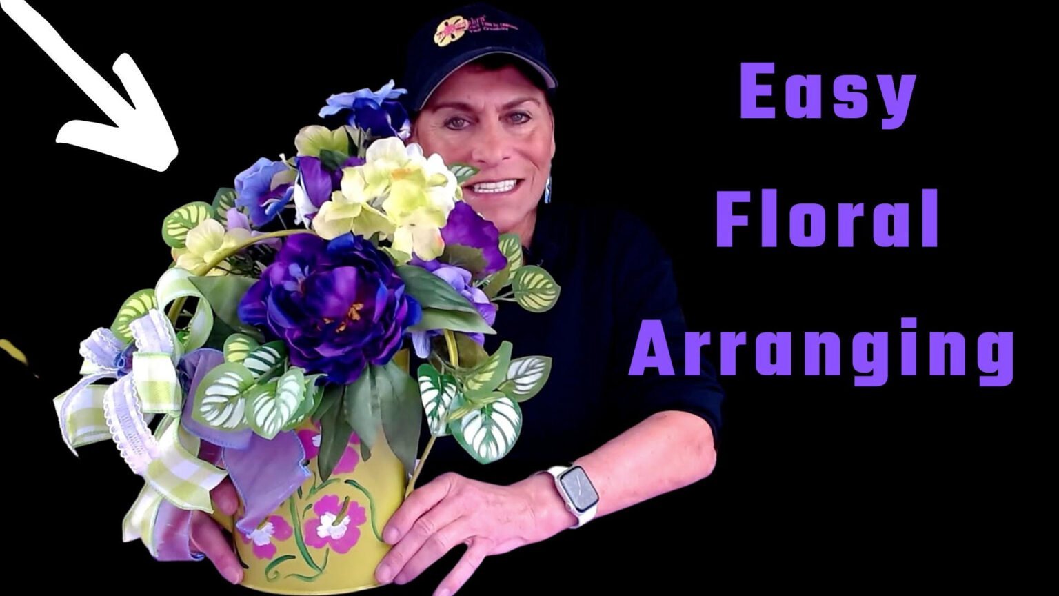 How to make an amazing watering can floral arrangement quick and easy
