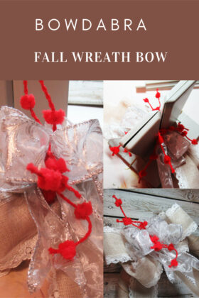 classic fall wreath bow