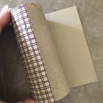 Cover Toilet Roll with Patterned Paper