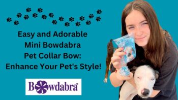 How to easily make an adorable mini pet collar bow with Bowdabra