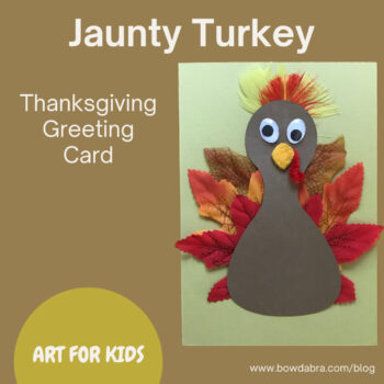Jaunty Turkey Thanksgiving Greeting Card (Instagram)