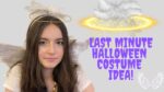 Last minute Halloween - How to quickly make an amazing angel costume