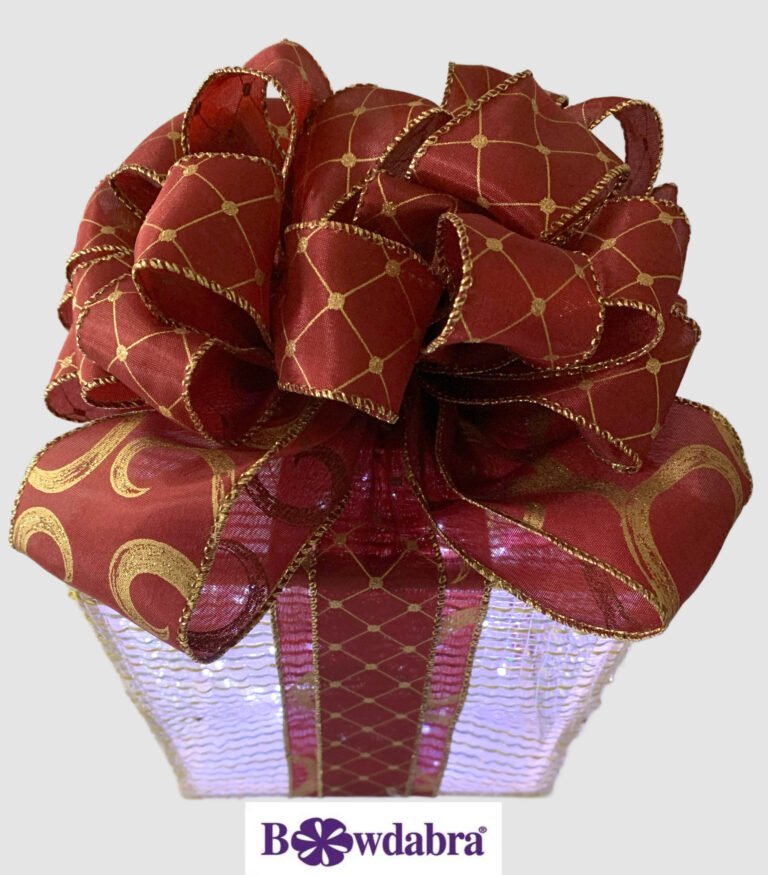 How to make your holiday decor special with a light up gift box