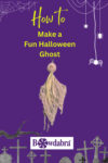 Simple step-by-step tutorial How to make a fun hanging Halloween ghost