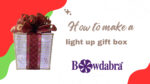 How to make your holiday decor sparkle with a special light up gift box