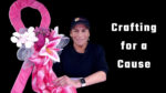 Special DIY Video - how to make an amazing breast cancer awareness wreath