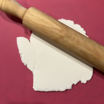 Roll Out Clay Using Rolling Pin