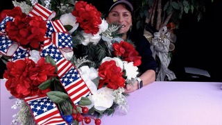 patriotic holiday wreath