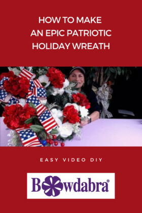 patriotic holiday wreath