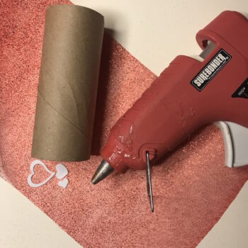 Supplies for Valentine Napkin Rings
