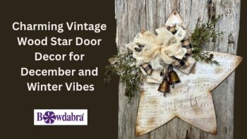 vintage star door hanger