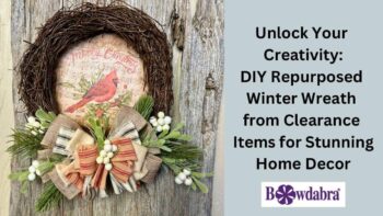 repurposed winter wreath