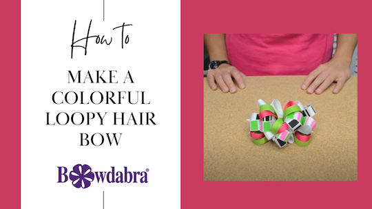Bowdabra Bow Maker Tool. Making a hair ribbon bow can be a fun