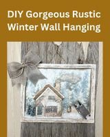 cozy winter wall hanging