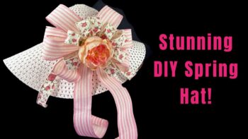 Easy video Tutorial How to Make a Festive Easter Bonnet