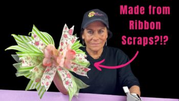 Video DIY – How to turn Ribbon Scraps into the best bow