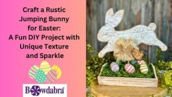 How To Make A remarkably Easy Rustic Bunny Easter Decoration