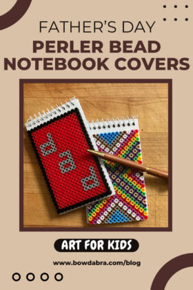 How to Make the Perfect Father’s Day Notebook Cover Using Perler Beads